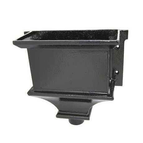 Alumasc Apex Cast Iron H11 Ornamental Hopper - 445 x180x370mm  - Black