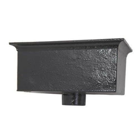 Alumasc Apex Cast Iron H42(12) Ornamental Hopper - 305x184x150mm - Black