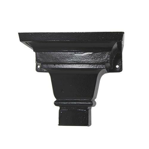 Alumasc Apex Cast Iron H58 Ornamental Hopper - 350x203x203mm - Black