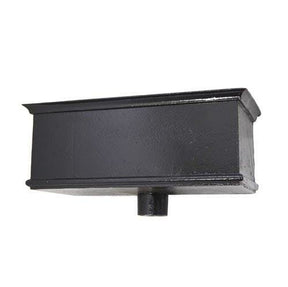 Alumasc Apex Cast Iron H82(30) Ornamental Hopper - 762x235x200mm - Black