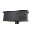 Alumasc Apex Cast Iron H82(24) Ornamental Hopper  - 610x235x200mm  - Black
