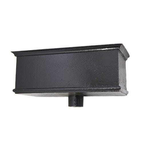 Alumasc Apex Cast Iron H82(24) Ornamental Hopper  - 610x235x200mm  - Black