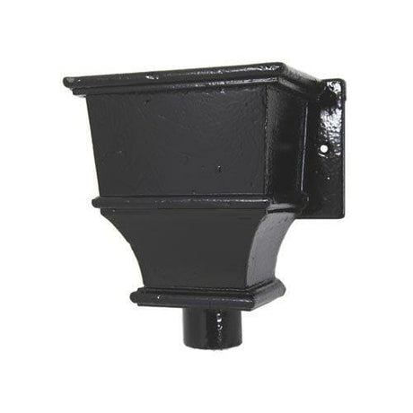 Alumasc Apex Cast Iron H97 Ornamental Hopper - 320x197x232mm  - Black