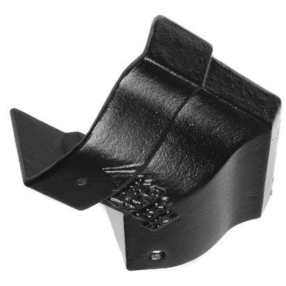 Alumasc Apex 125mm (5") Victorian Ogee Cast Iron 135 degree External Gutter Angle - Black